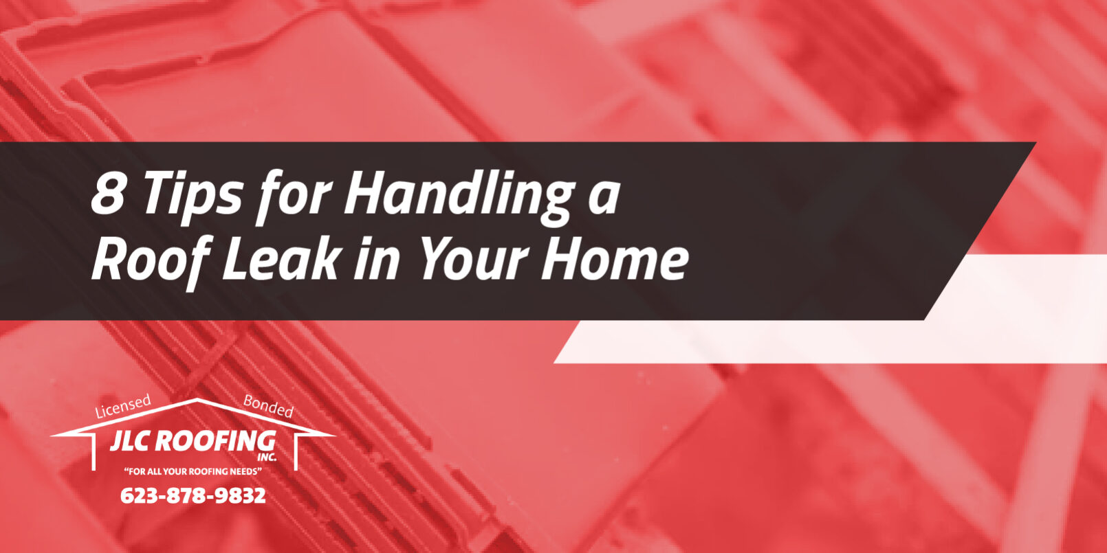 handling a roof leak in your home